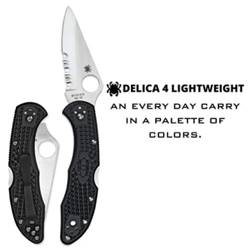 Spyderco Delica 4 Lightweight EDC Knife with VG-10 Blade