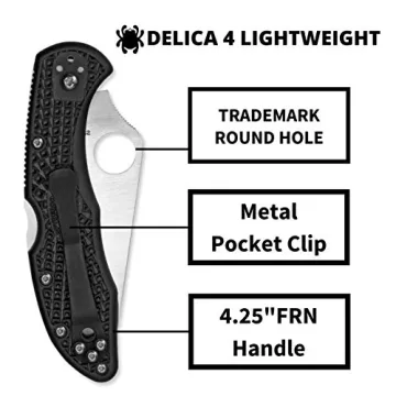 Spyderco Delica 4 Lightweight EDC Knife with VG-10 Blade