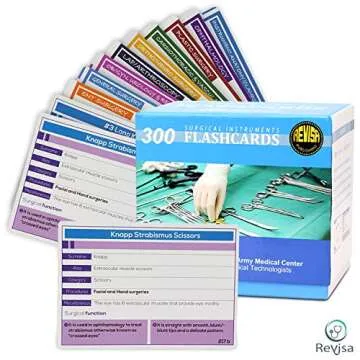 Surgical Instrumentation Flash Cards for Technologists Exam, Medical Students, Operating Room Nurses - Illustrated Instrument Index Cards for General Surgery Ob/GYN Cardio ,Orthopedics, Vascular 2