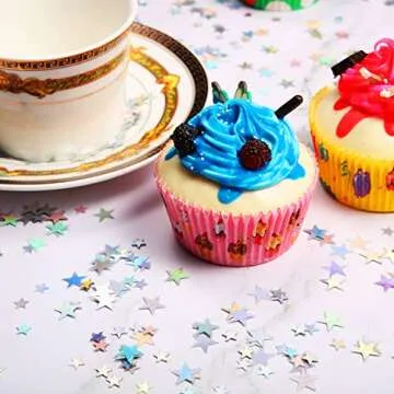 HESTYA Star Confetti - Dazzling Metallic Foil for Events