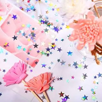 HESTYA Star Confetti - Dazzling Metallic Foil for Events
