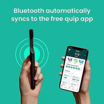 Quip Smart Sonic Toothbrush with Bluetooth & Travel Case