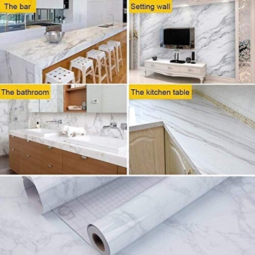 AROIC Marble Contact Paper for Easy Home Decor Transformation