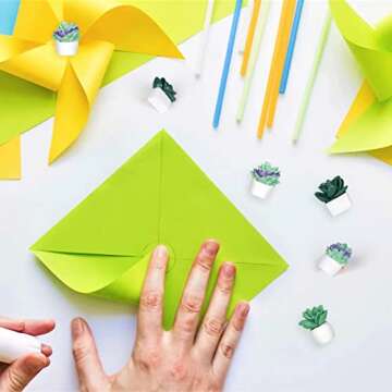 20 Pieces Cute Succulent Plants Decorative Push Pins Colorful Floret Thumbtacks for Photo Wall, Feature Wall, Whiteboard, Cork Board, Map, Bulletin Board, Office or Home (Three Assorted Styles)