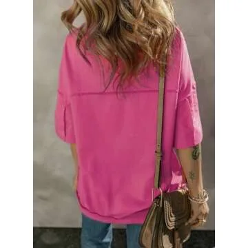 SHEWIN Oversized T-shirt for Women - Soft Comfort Styles