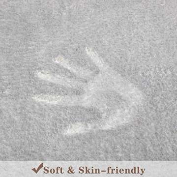 Topotdor Round Kids Play Rug Alphabet Nursery Area Rug Extra Large Soft Crawling Play Mat for Children Toddlers Bedroom (63 inch, Grey)