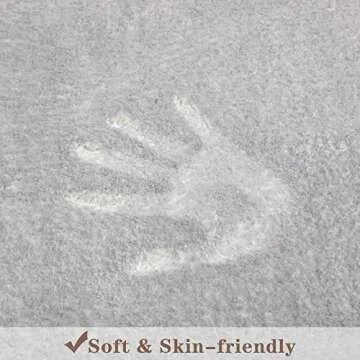 Topotdor Round Kids Play Rug Alphabet Nursery Area Rug Extra Large Soft Crawling Play Mat for Children Toddlers Bedroom (63 inch, Grey)