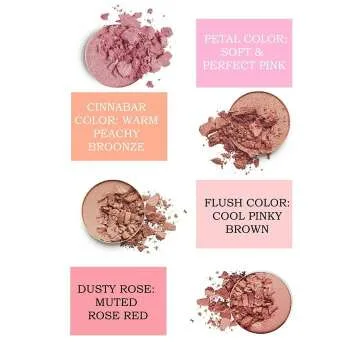 Natural Vegan Blush - Dusty Rose Organic Makeup