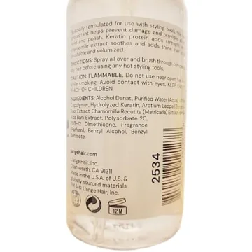 L'ANGE HAIR Rival Heat Shield Spray for Hair Protection