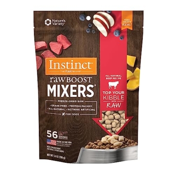 Instinct Raw Boost Mixers Freeze-Dried Dog Food Topper for Picky Eaters - 14 oz
