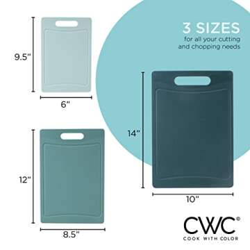 Non-Slip Cutting Board Set - Stylish Kitchen Essential Surfacing