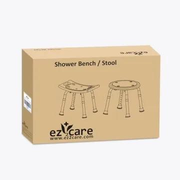 Ez2care Adjustable Shower Chair, Lightweight, Tool-Free Assembly