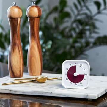 Time Timer Home MOD — 60 Minute Kids Visual Timer Home Edition — For Homeschool Supplies Study T...