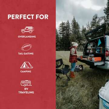 GasOne GS-8300 - Camp Stove Compact Butane Stove with Carrying Case - Foldable Portable Stove