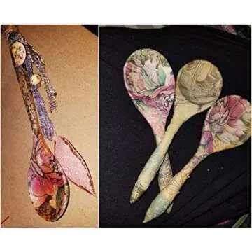 WallyE Graphic Patterns Decoupage Paper Napkins, French Garden Shabby Chic Inspired Chintz Luncheon Cocktail Napkins for Bridal Shower or Wedding, 20 Pack