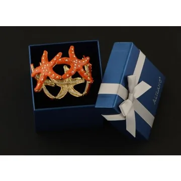 Alilang Starfish Bracelet with Crystals for Beach Lovers