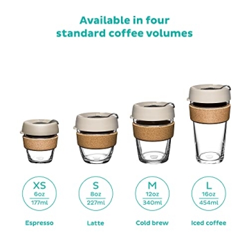 KeepCup Brew Cork Reusable Coffee Cup in Moonlight 12oz