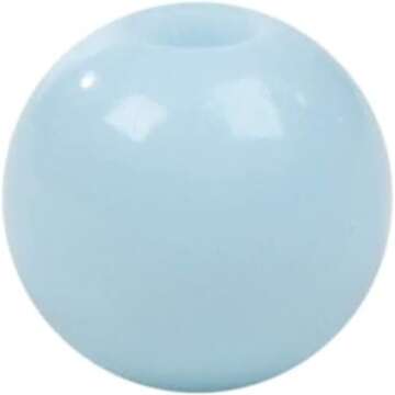 2000Pcs Bubble Beads for Bracelets Making - Assorted Beads for Jewelry Making Supplies Plastic Beads for Hair Beads For Braids - Colorful Beads Charms for Jewelry Making Kits for Adults Women(0.24 In)