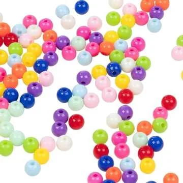 2000Pcs Colorful Bubble Beads for Crafting and Jewelry Making