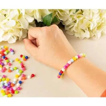 2000Pcs Colorful Bubble Beads for Crafting and Jewelry Making