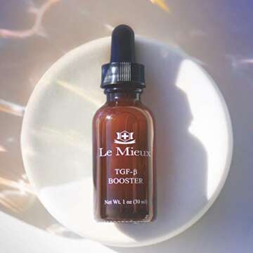 Le Mieux TGF-B Booster - Anti Aging Triple Growth Factor Facial Serum with Hyaluronic Acid & Peptide...