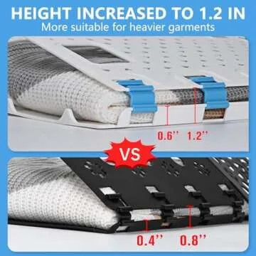 BoxLegend Shirt Folding Board Easy to Fold Clothes Folding Board Sturdiness Clothes Folder Durability T Shirt Folder Board Wrinkle Free Shirt Folding Board Adult V4