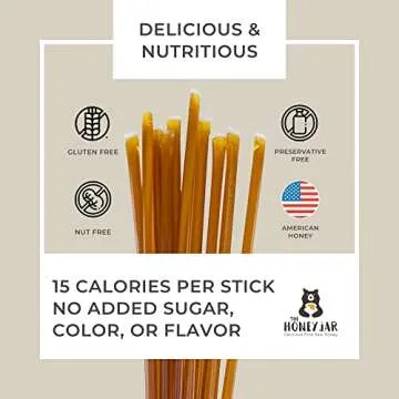 Wildflower Honey Sticks - Pure, Convenient & Healthy Treats