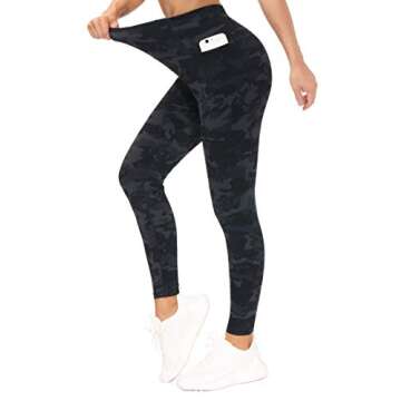 High Waist Tummy Control Workout Leggings with Pockets
