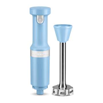 KitchenAid Cordless Variable Speed Hand Blender - KHBBV53, Blue Velvet