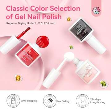 SAVILAND Acrylic Nail Kit with Drill: Professional Nail Kit Acrylic Set for Beginners with Everything Gel Polish U V Light Decorations for Home Salon Gift Set