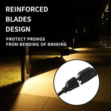 HONDERSON 30FT Outdoor Extension Cord - Safe for Christmas Lights