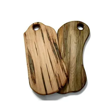 Large Long Ambrosia Maple Wood Cutting Board with Handle, Charcuterie Buffet Serving Board, Wedding Catering Tray
