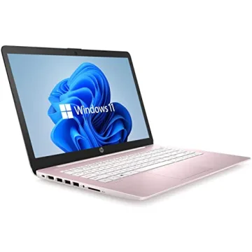 HP 14" HD Laptop with Windows 11 - Dale Pink Renewed