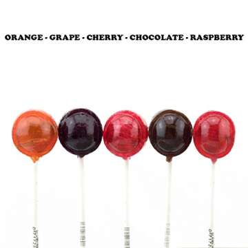 Tootsie Pops Giant Candy - Original Fruity Lollipop with Chocolatey Center - Over 3.5 Pound Bag of Assorted Pops - Five Classic Flavors - Peanut Free, Gluten Free, 72 Count