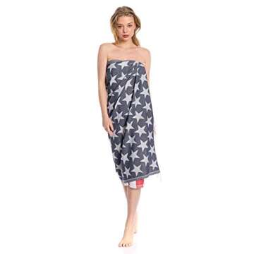 Premium American Flag Beach Towel, Sand-Free Comfort