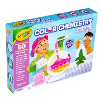Crayola Arctic Color Chemistry Set for Kids | 50 Engaging STEM Experiments | Ages 7+