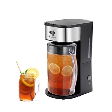 LITIFO Iced Tea Maker and Iced Coffee Maker Brewing System with 2-quart Pitcher, sliding strength se...