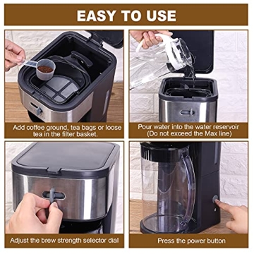 LITIFO Iced Tea & Coffee Brewing System - 2-Quart