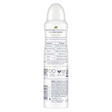 Dove Deodorant Spray Cucumber & Green Tea For 48 Hour Protection Aluminum Free Deodorant 4 oz