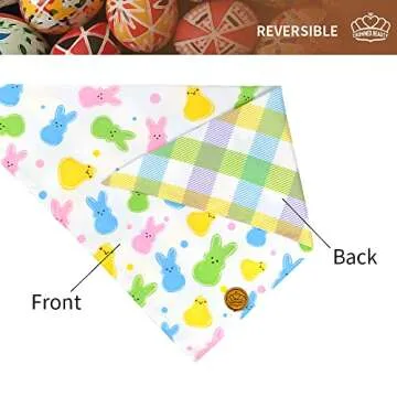 Crowned Beauty Easter Dog Bandanas for Large Dogs
