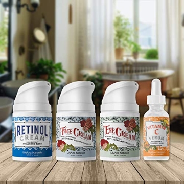 LilyAna Naturals Skincare Gift Set with Retinol and Vitamin C