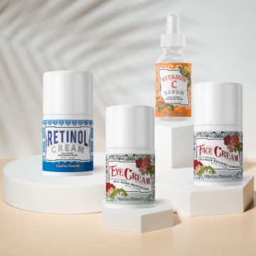 LilyAna Naturals Skincare Gift Set with Retinol and Vitamin C