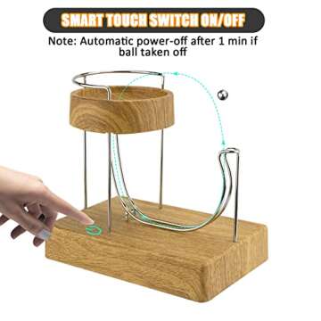 Magoog Perpetual Motion Machine, Kinetic Art Perpetual Motion Device, Stable Electromagnetic Drive with Lower Sound, Educational Gadget for Teaching, Science Physics Gadget for Office