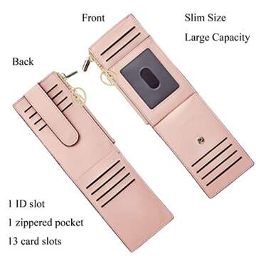 Chelmon Women's Slim RFID Wallet | Elegant & Functional