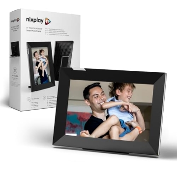 Nixplay 8 Inch WiFi Touch Screen Digital Photo Frame - Share Instantly!