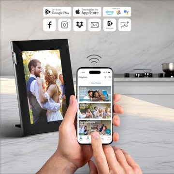 Nixplay Digital Picture Frame 8 Inch Touch Screen with WiFi