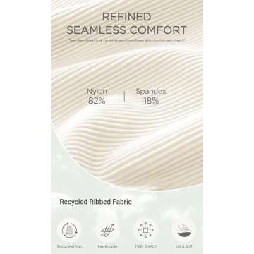 ODODOS Seamless Crop Tank for Women - 3-Pack