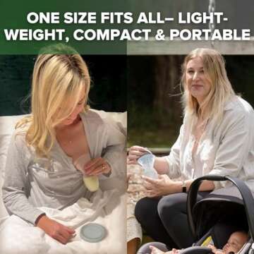 haakaa Manual Breast Pump Collector for Breastfeeding 4oz/100ml and Wearable Shell Milk Collector 2....