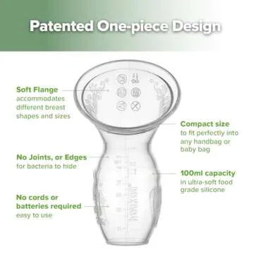 Haakaa Manual Breast Pump and Wearable Milk Collector Set