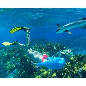 U.S. Divers Junior Regal Kids Swimming Mask and Dry Top Snorkel Youth Combo Set, Fun Purple